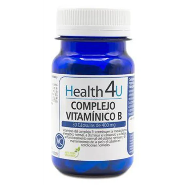 H4u Complejo Vitamínico B 30 Cápsulas De 400 Mg