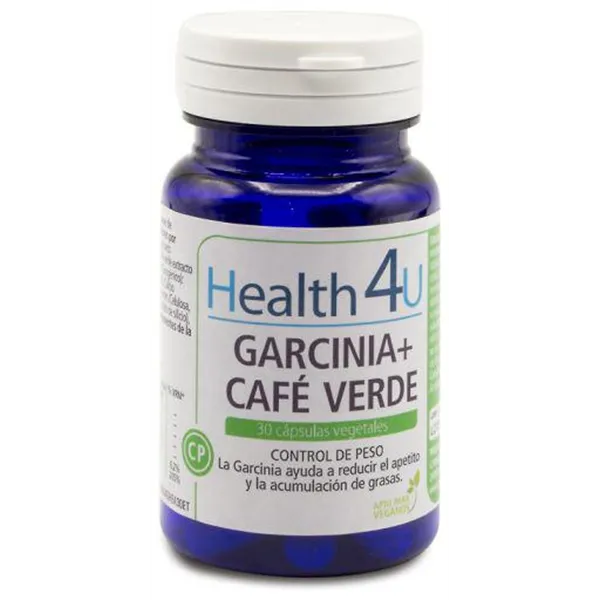 H4u Garcinia Café Verde 30 Cápsulas Vegetales De 820 Mg