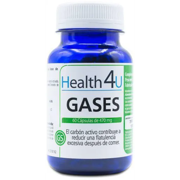 H4u Gases 60 Cápsulas De 470 Mg