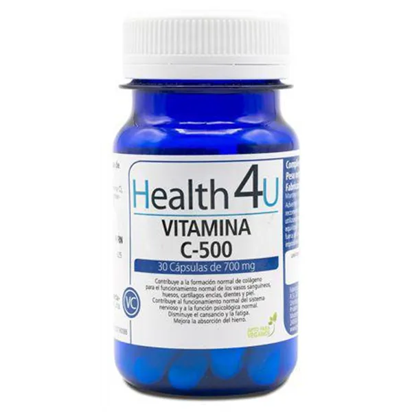 H4u Vitamina C-500 30 Cápsulas De 700 Mg