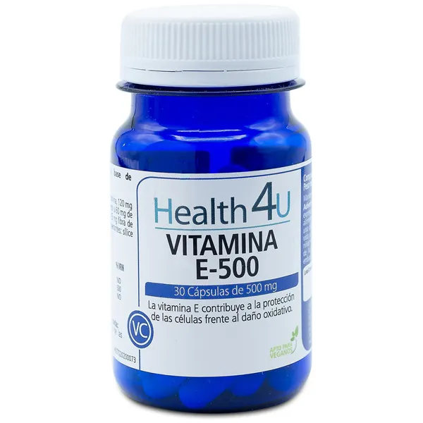 H4u Vitamina E-500 30 Cápsulas De 500 Mg