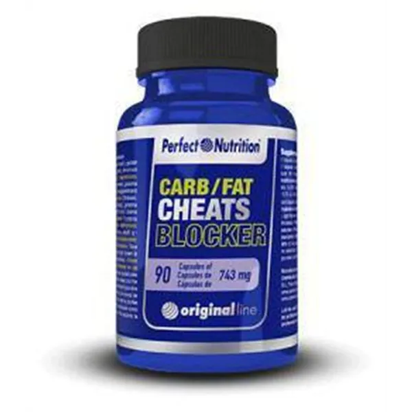 Perfect Nutrition Cheats Blocker Carb y Fat 90 Cápsulas 743 Mg