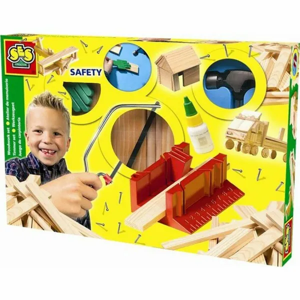 Koka spēle SES Creative  Joinery workshop Koks (29 Daudzums) (1 Daudzums)