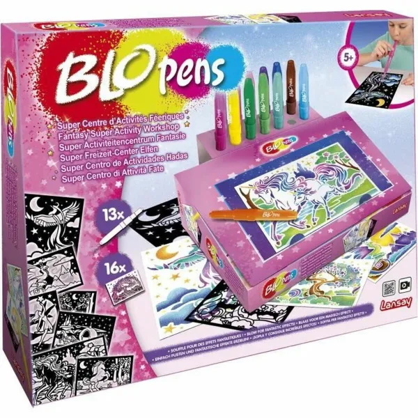 Painting set Lansay Blopens Pink 27 x 9 x 35 cm