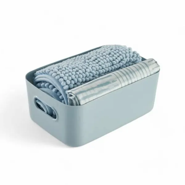 Bath Set TODAY HOY Blue Plastic 3 Pieces