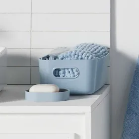 Bath Set TODAY HOY Blue Plastic 3 Pieces