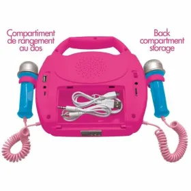 Bluetooth garsiakalbis su karaokė mikrofonu Lexibook PRINCESA DE DISNEY