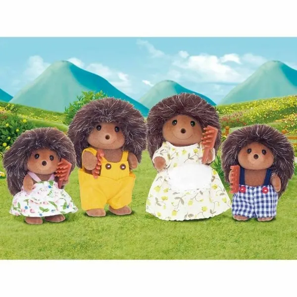Set of Dolls   Sylvanian Families 4018 Family Herisson 4 Pieces