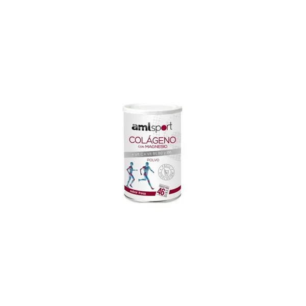 Amlsport Colágeno Con Magnesio Vit C Vit B1 B2 B6 Sabor Fresa Pol