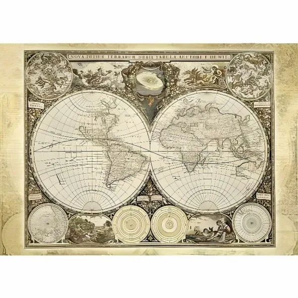 Palapeli Schmidt Spiele Historical World Map Adult 2000 Kappaletta