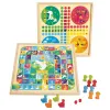 Настольная игра Jeujura Game of goose and small horses 33 x 33 x 2 cm