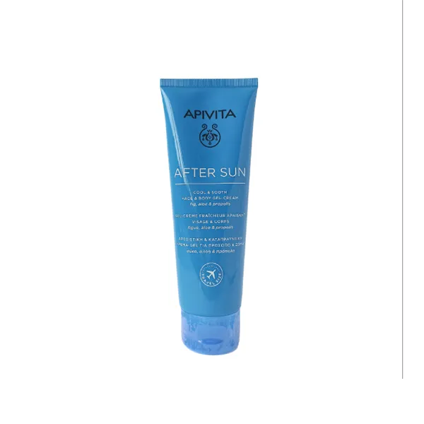 Apivita After Sun Refreshing & Soothing Cream-Gel For Face & Body 100ml