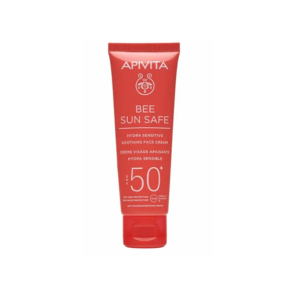 Apivita Bee Sun Safe Hydra Sensitive  Soothing  Face Cream SPF 50+ 50ml