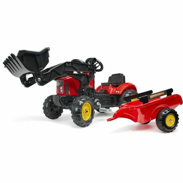 Traktorius su pedalais Falk Lander Z160X Raudona