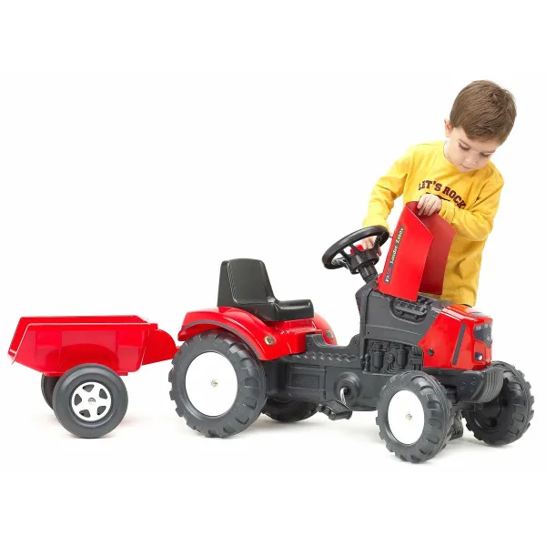 Pedāļu Traktors Falk Lander Z160X Sarkans