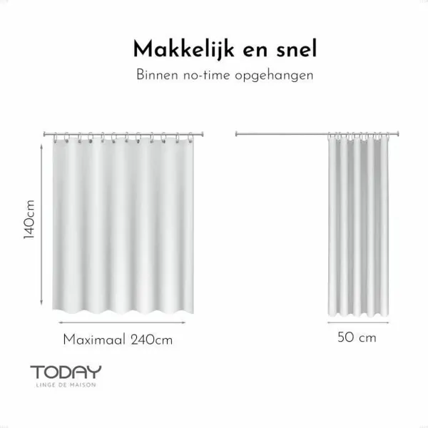Kardin TODAY  Essential Denim 140 x 240 cm