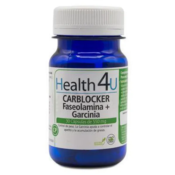 H4u Carblocker Faseolamina Garcinia 30 Cápsulas De 550 Mg