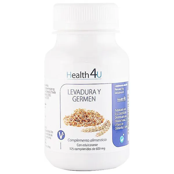 H4u Levadura y Germen 125 Comprimidos De 600 Mg