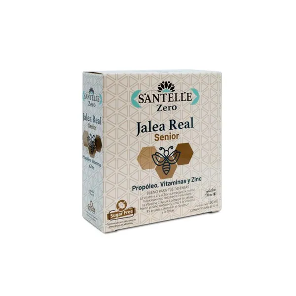 Santelle Zero Jalea Real Senior Con Propóleo, Vitaminas y Zinc 10 Via