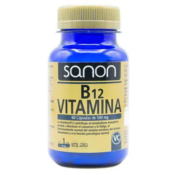 Sanon Vitamina B12 60 Cápsulas De 500 Mg