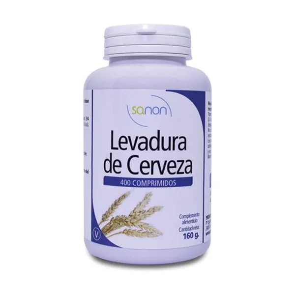 Sanon Levadura De Cerveza 400 Comprimidos De 400 Mg