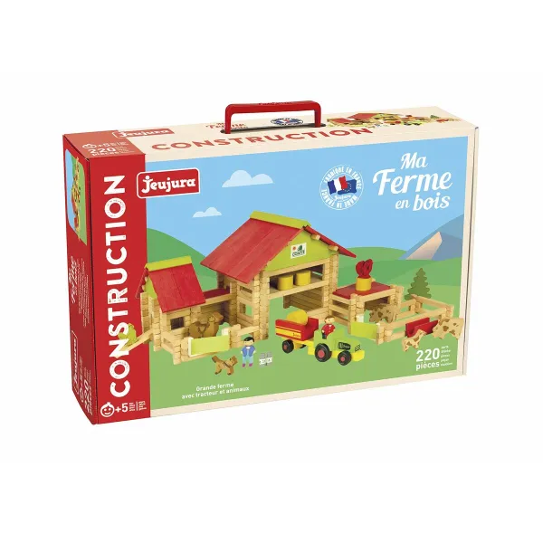 Playset Jeujura Large farm 220 Pieces