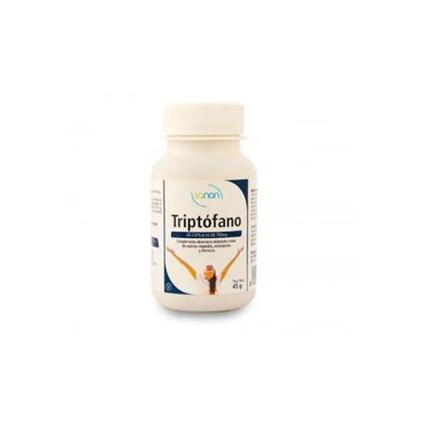 Sanon Triptófano 60 Cápsulas De 750 Mg