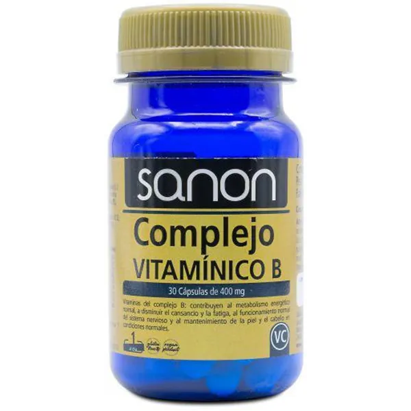 Sanon Complejo Vitamínico B 30 Cápsulas De 400 Mg