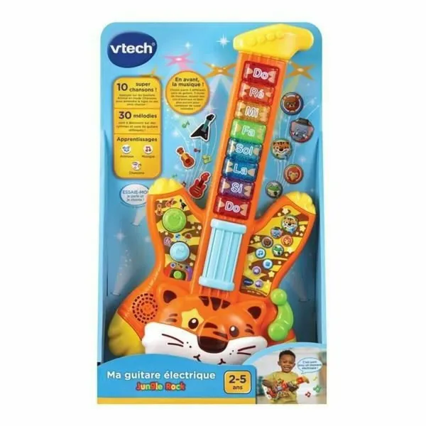 Детская гитара Vtech Baby Jungle Rock- Guitare Électrique Tigre 1 Предметы