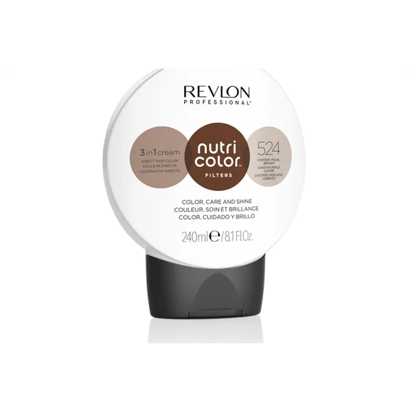 Revlon - Nutri Color Filters Toning 240ml - 524 Coopery Pearl Brown