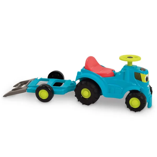 Kolmratas Ecoiffier Trailer Tractor Ekstraktor Haagis