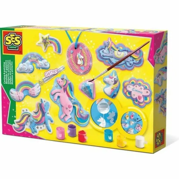 Modeliavimo pasta SES Creative Molding and Painting - Unicorns