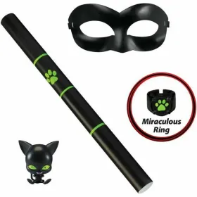 Lasten asut Miraculous: Tales of Ladybug & Cat Noir Transformation Set - Cat Noir 4 Kappaletta Musta Monivärinen