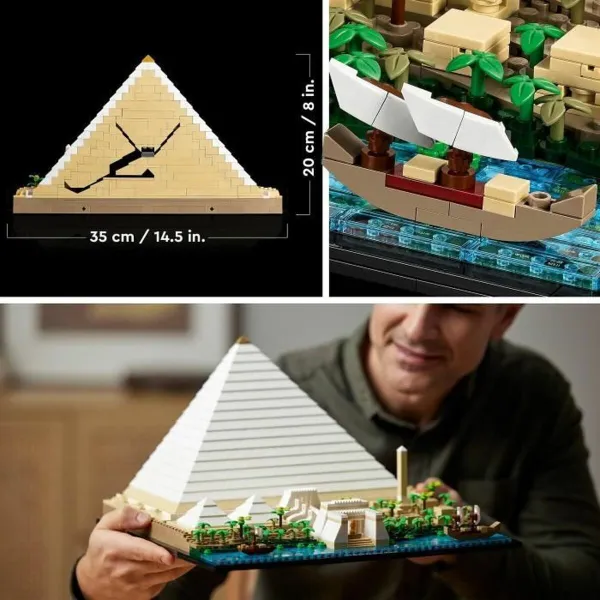 Playset   Lego 21058 Architecture The Great Pyramid of Giza         1476 Предметы  