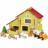 Playset Jeujura My Wooden Farm 180 Предметы