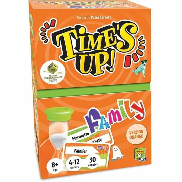 Kysymyksiä ja vastauksia -peli Asmodee Time's Up Family - Orange Version (FR)