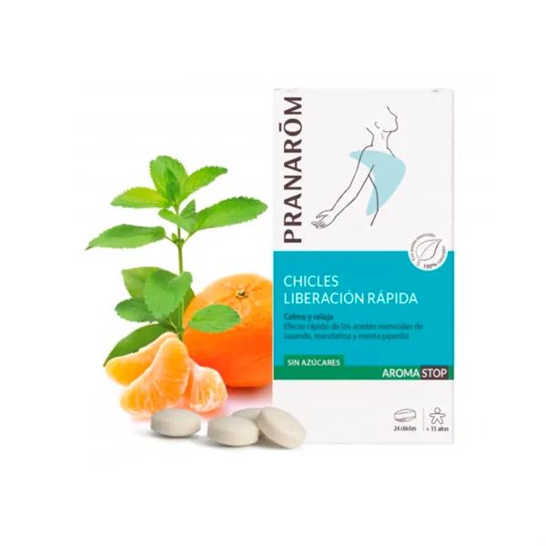 Pranarom Aromastop Quick Release Chewing Gum 24U