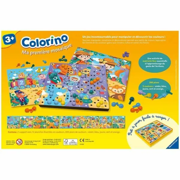 Lautapeli Ravensburger Colorino My first mosaic (FR) (Ranska)