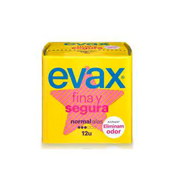 Evax Thin Safe Pads Wings Normal 12U