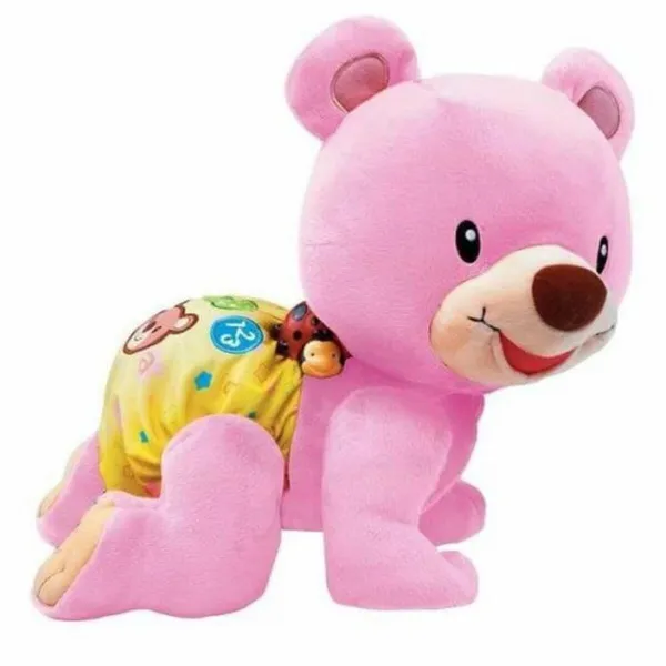 Pūkaina Rotaļlieta Vtech Baby Bear, 1,2,3 Follow Me Muzikāls Rozā