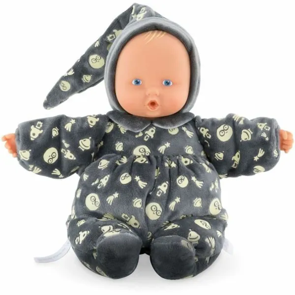 Beebinukk Corolle Babipouce brille dans la nuit