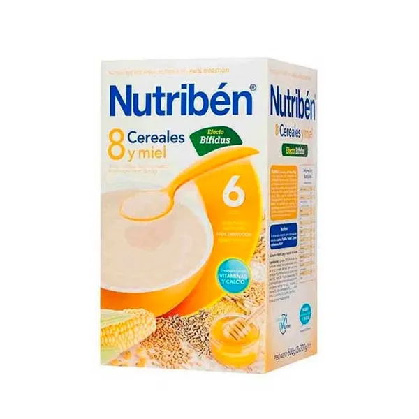 Nutribén 8 Cereals and Honey Bifidus 600g 