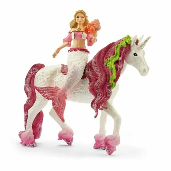 Yksisarvinen Schleich Sirene Feya on sea unicorn 3 Kappaletta