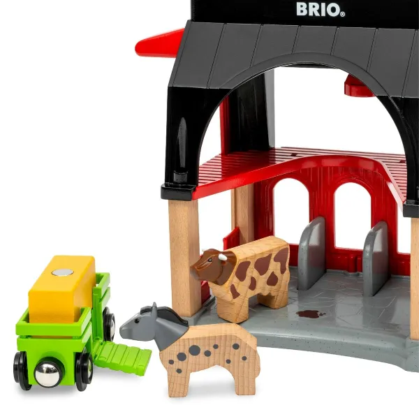 Rotaļu komplekts Ravensburger Animal barn Koks