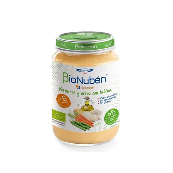 Bionubén Ecopure Vegetables Rice Sea bass 250g