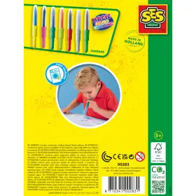 Žymeklių rinkinys SES Creative Blow Airbrush Pens