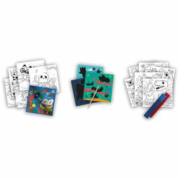 Рисунки для рисования SES Creative Activity Colouring Book 3-в-1 ноутбук