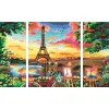 Gleznošanas pēc skaitļiem komplekts Ravensburger 20134 80 x 50 cm 4 Daudzums 1 Daudzums 4 gb.