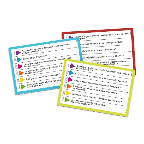 Kysymyksiä ja vastauksia -peli Trivial Pursuit Science & Vie