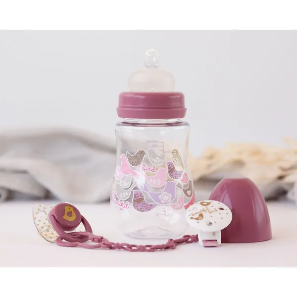 Tuttipullo 250 ml Pinkki